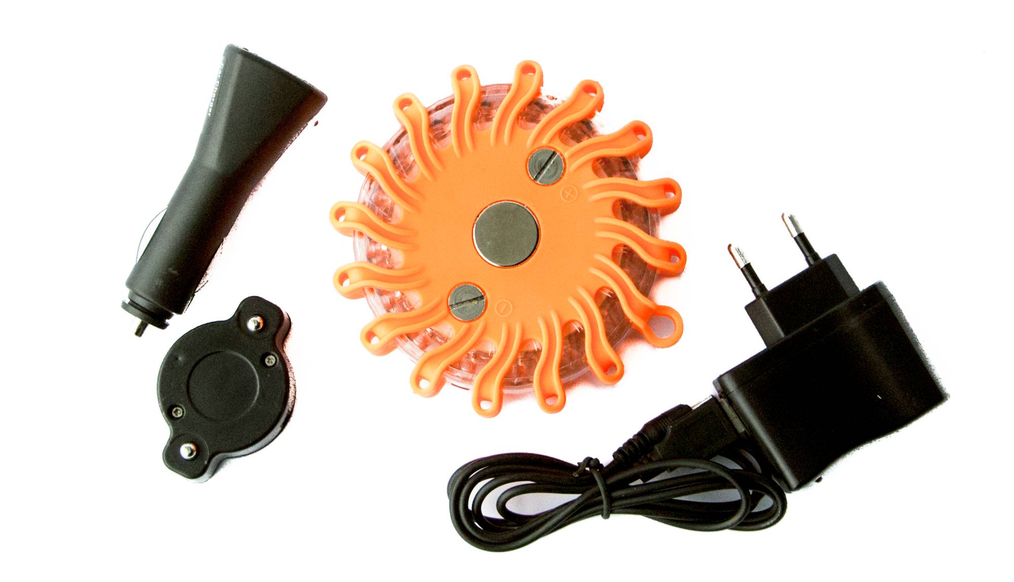 LED varningsljus orange - Kompakt 105 x 35 mm