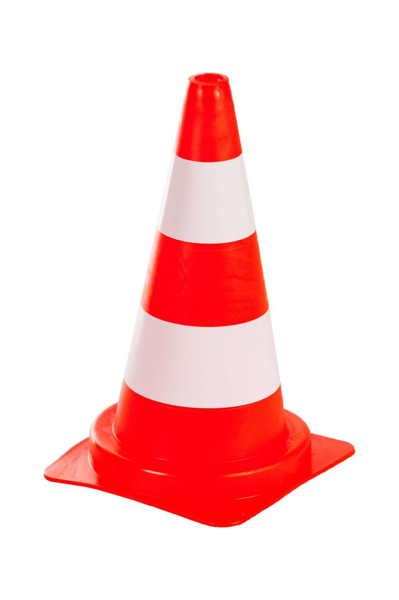 Trafikkon - Lättviktsmodell 50 cm och 75 cm - Stapelbar