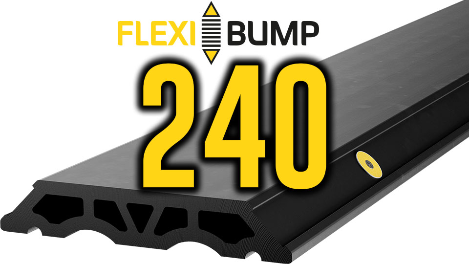 Flexibump 240 cm Eco EPDM Reflex 10 st Gul