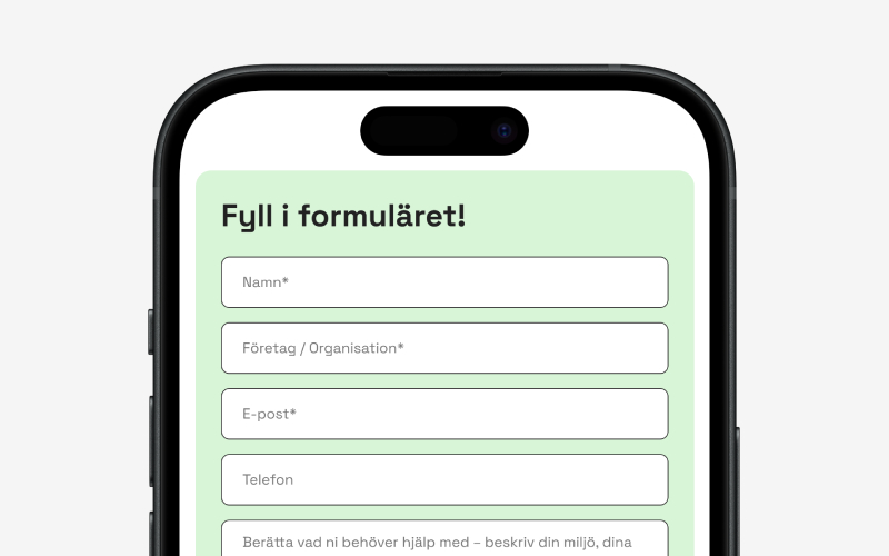 fyll i formulär hosnordguard