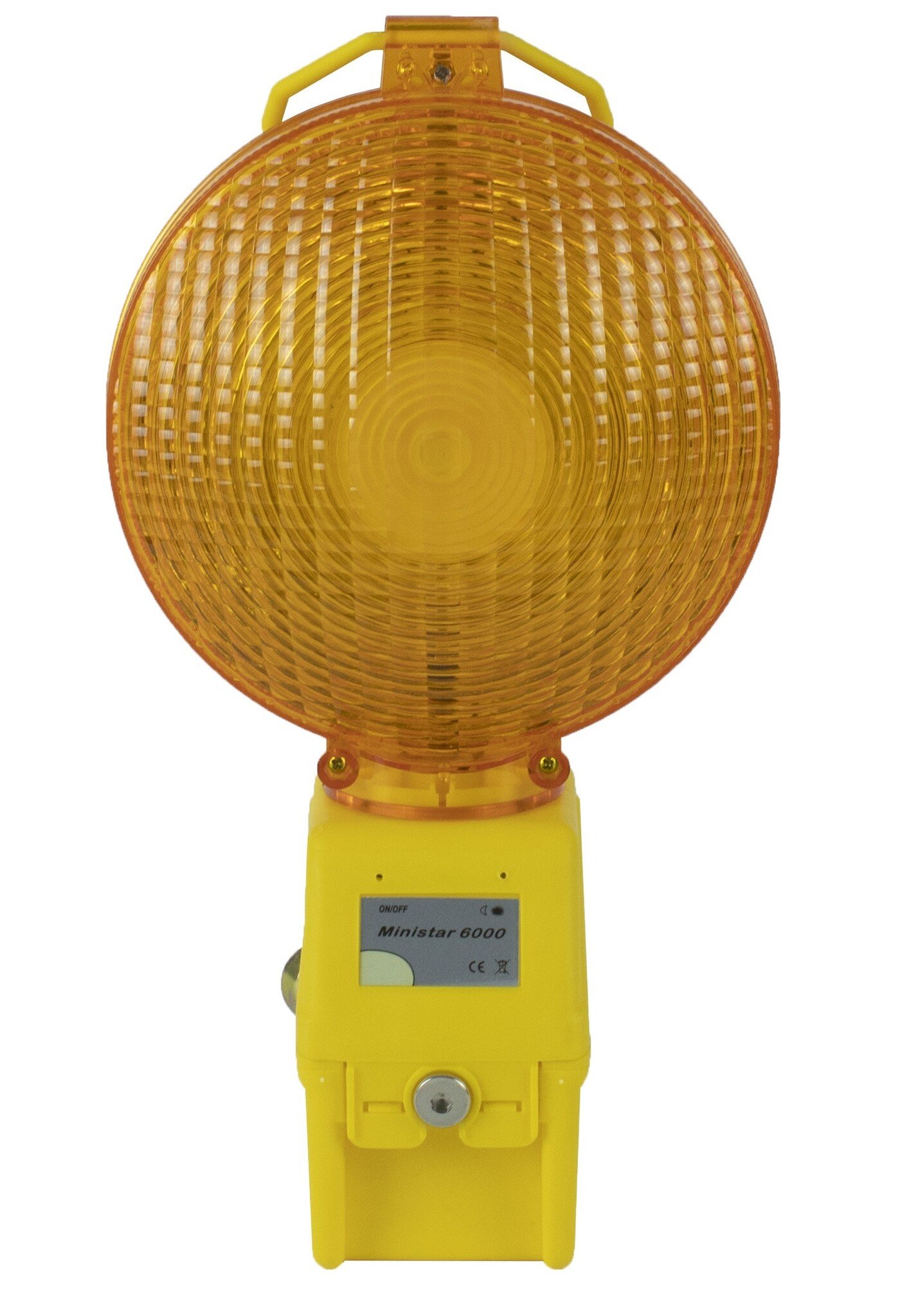 Varningslykta - Gul - L6 - CE-märkt - Diameter 200 mm
